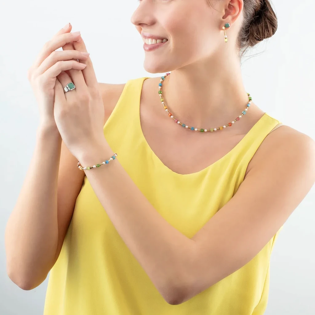 Серьги Coeur de Lion Green-Silver 1200/21-0517