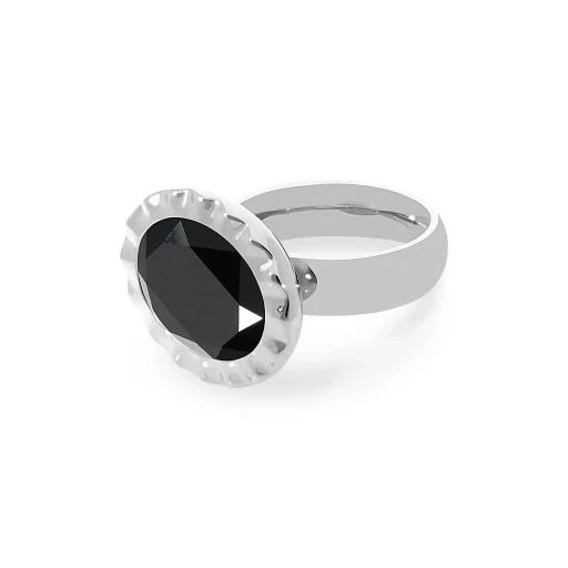 Кольцо Qudo TIVOLA UNICA big (S/P) Jet 54 686800