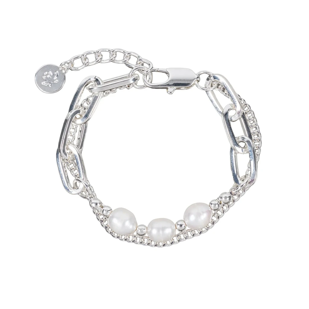 Браслет Fiore Luna Pearle Сarabiner CL4513 S