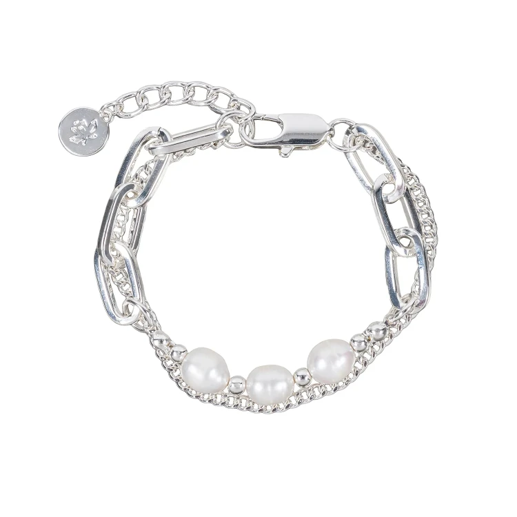 Браслет Fiore Luna Pearle Сarabiner CL4513 S