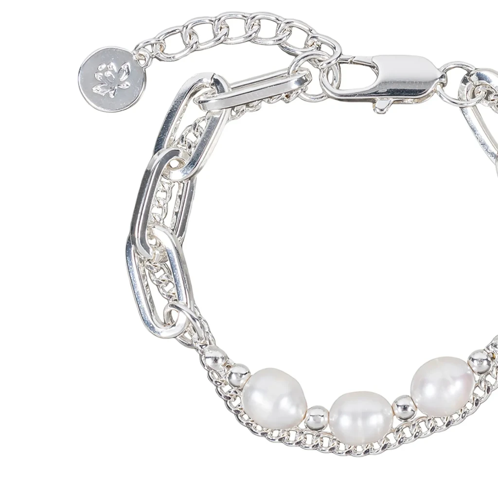 Браслет Fiore Luna Pearle Сarabiner CL4513 S