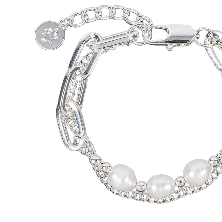 Браслет Fiore Luna Pearle Сarabiner CL4513 S