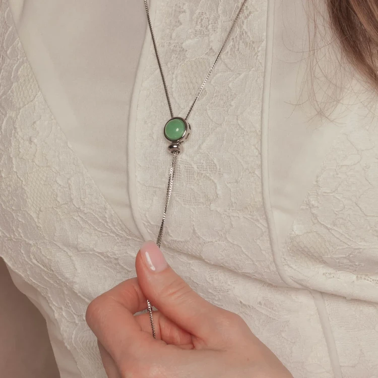 Колье Possebon Q.Verde B0476.17 S