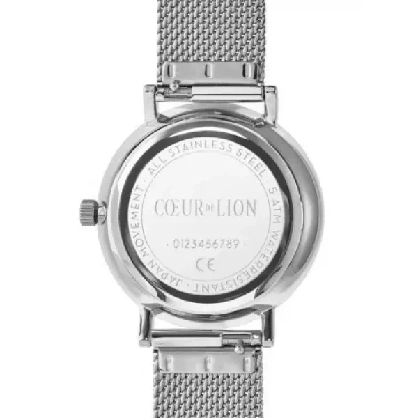 Комплект Coeur de Lion Asymmetry White-Silver 7610/53-1725