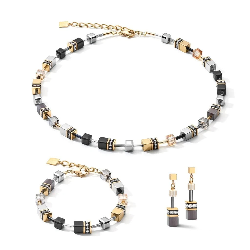 Колье Coeur de Lion Grey-Gold 4345/10-1216