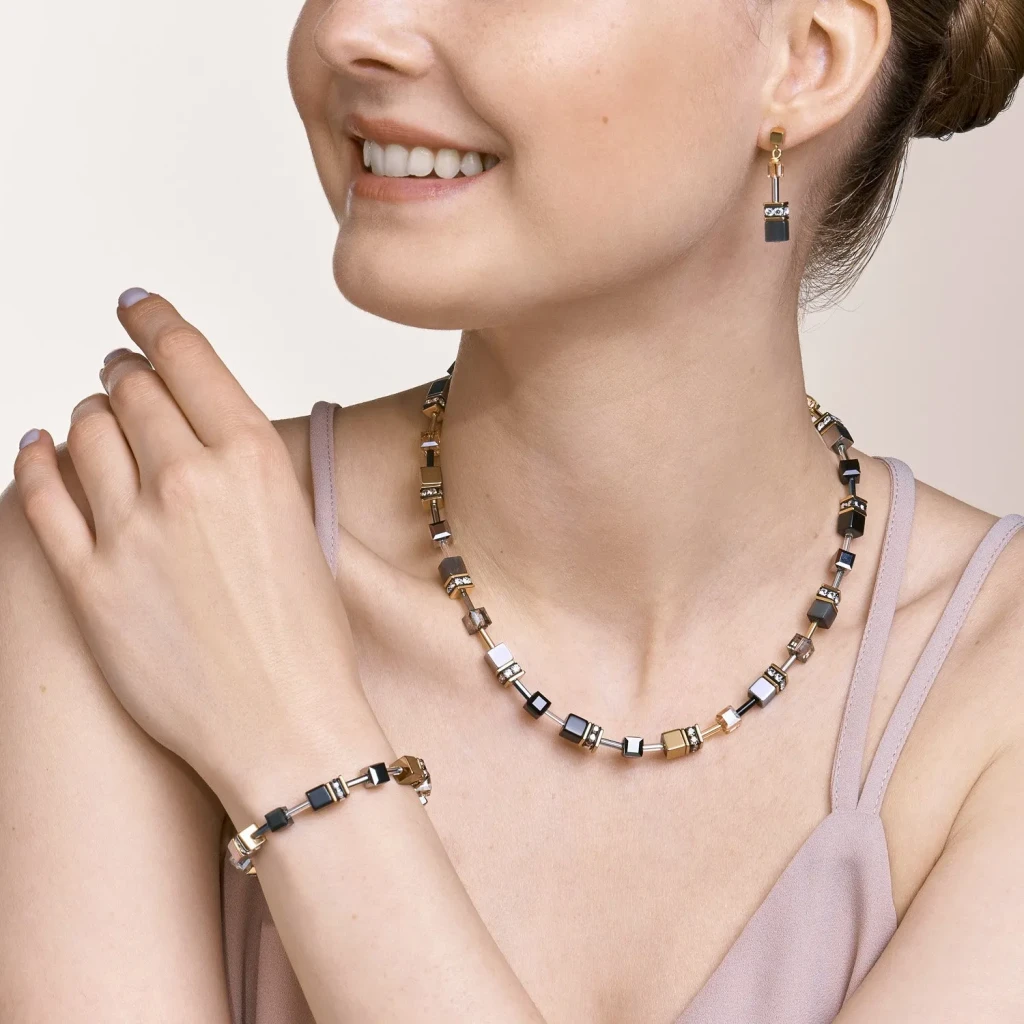Колье Coeur de Lion Grey-Gold 4345/10-1216