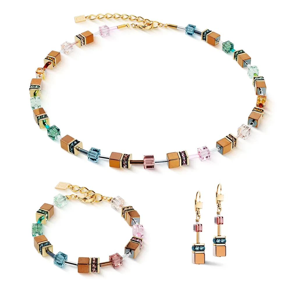 Серьги Coeur de Lion Multicolour Art Nouveau 3015/20-1578