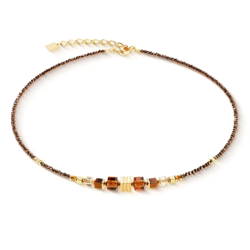 Колье Coeur de Lion Brown-Gold 3044/10-1116