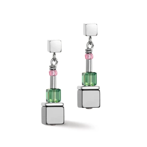 Пусеты Coeur de Lion Blue-Green-Lilac 5020/21-0754