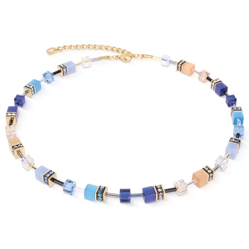 Колье Coeur de Lion Beige-Blue 2838/10-1007