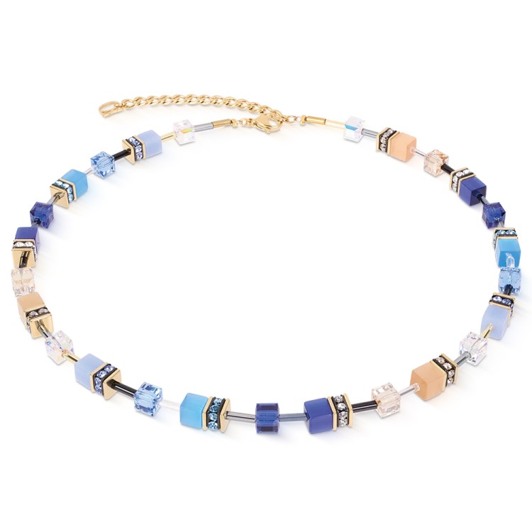 Колье Coeur de Lion Beige-Blue 2838/10-1007