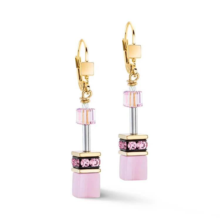 Серьги Coeur de Lion Light Rose 4020/20-1920