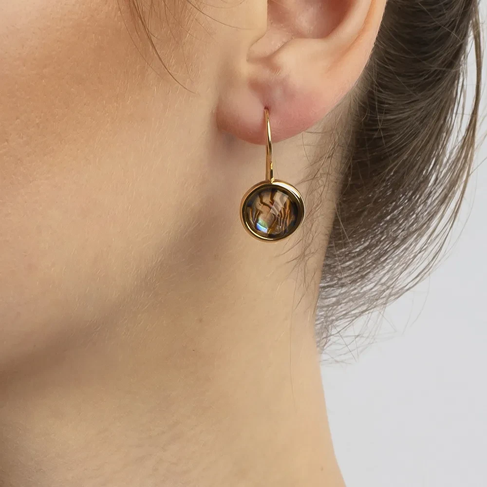 Серьги Possebon abalone A9002.14 M/G
