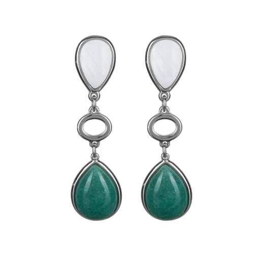Серьги Possebon Madre, Q. Verde A0585.1.17 S