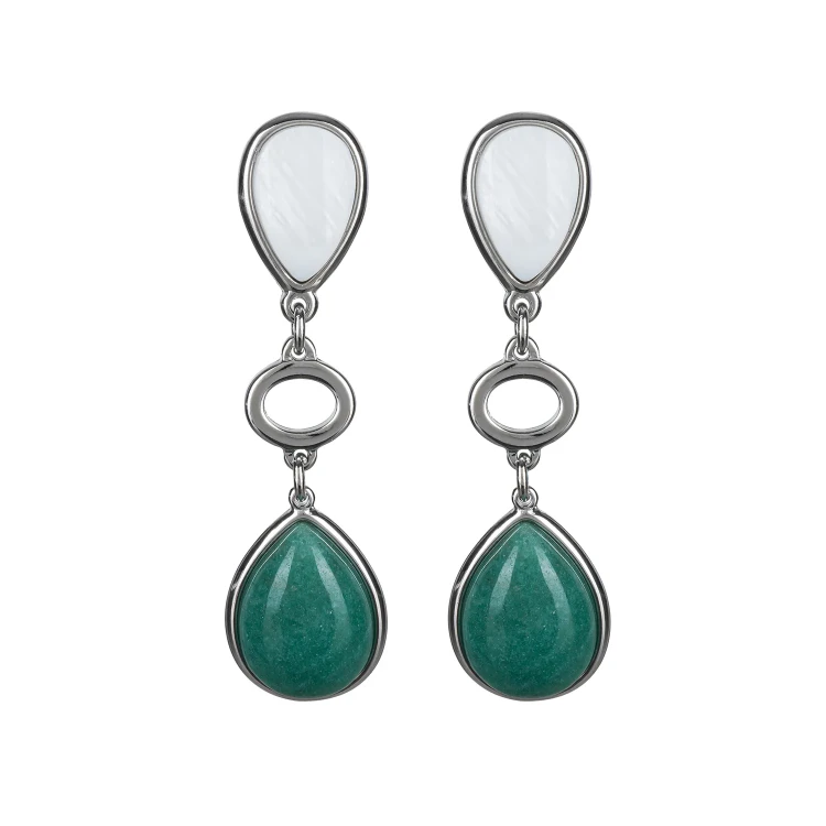 Серьги Possebon Madre, Q. Verde A0585.1.17 S