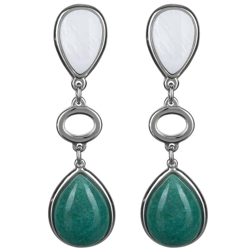Серьги Possebon Madre, Q. Verde A0585.1.17 S