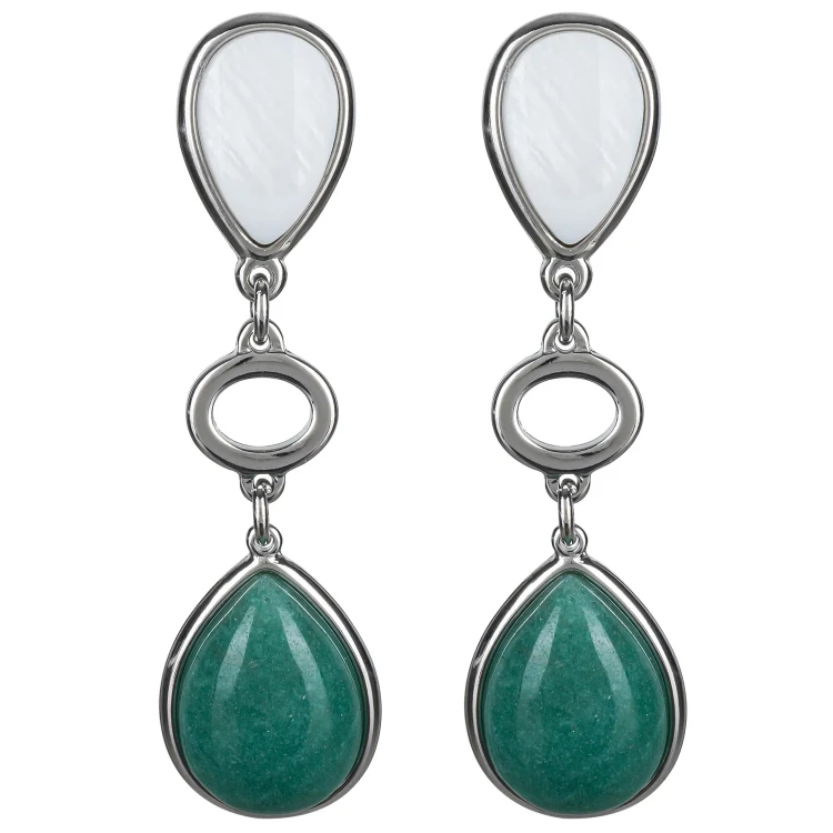 Серьги Possebon Madre, Q. Verde A0585.1.17 S