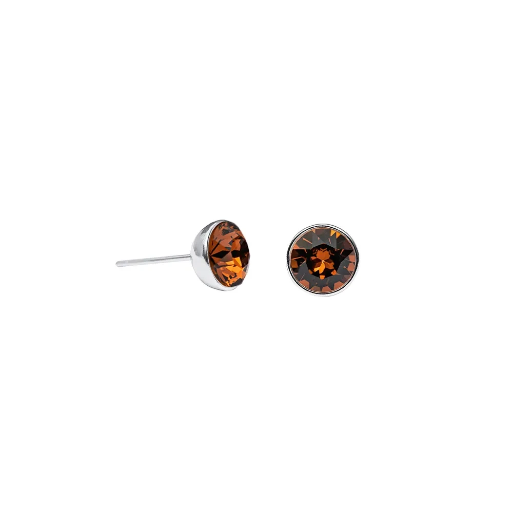Fiore Luna Пусеты Smoked Topaz SWE298 ST S