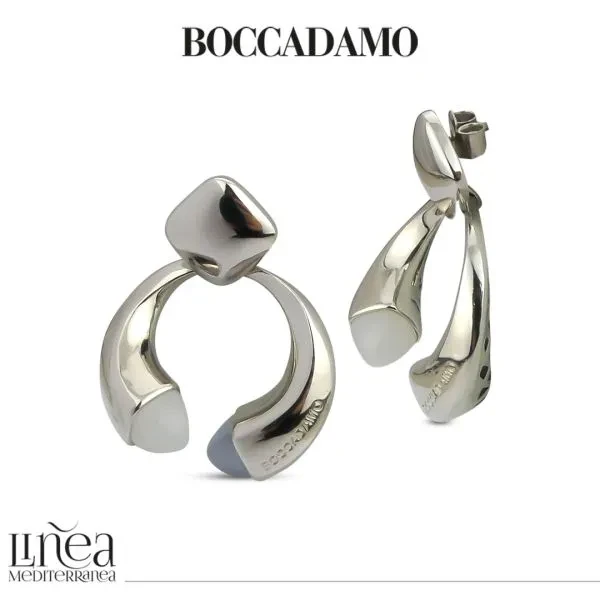 Серьги Boccadamo Caleida KOR024F  BW/S