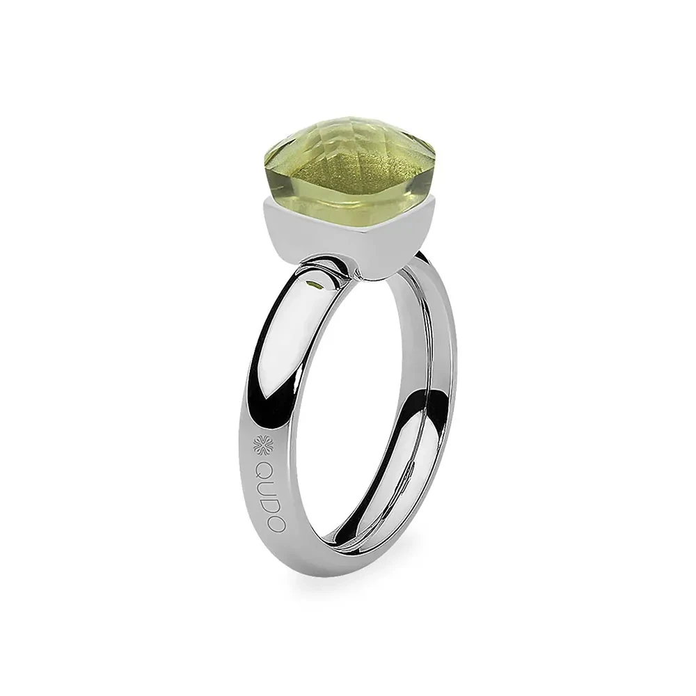 Кольцо Qudo FIRENZE 19 (S) Olivine 107000/40-4906 19