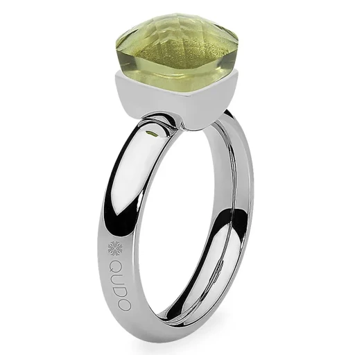 Кольцо Qudo FIRENZE 19 (S) Olivine 107000/40-4906 19