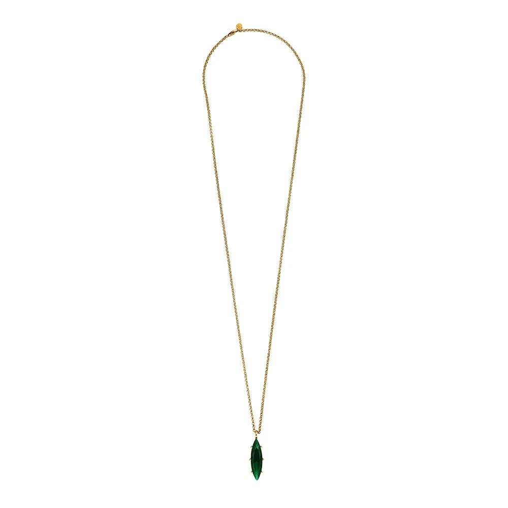 Колье Dyrberg Kern TAKESHI SG EMERALD GREEN 470042
