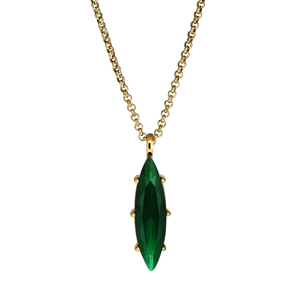 Колье Dyrberg Kern TAKESHI SG EMERALD GREEN 470042