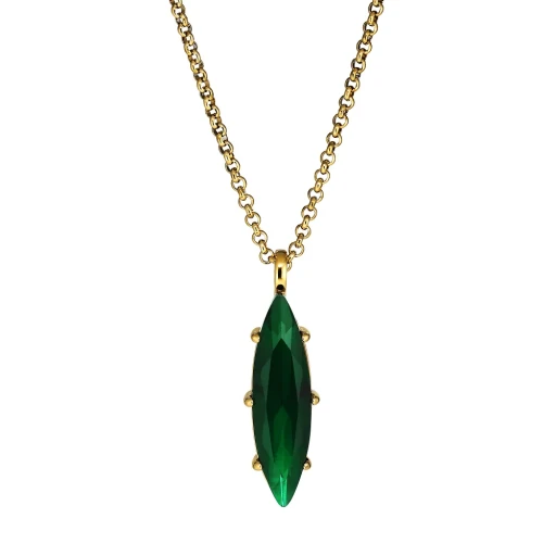 Колье Dyrberg Kern TAKESHI SG EMERALD GREEN 470042
