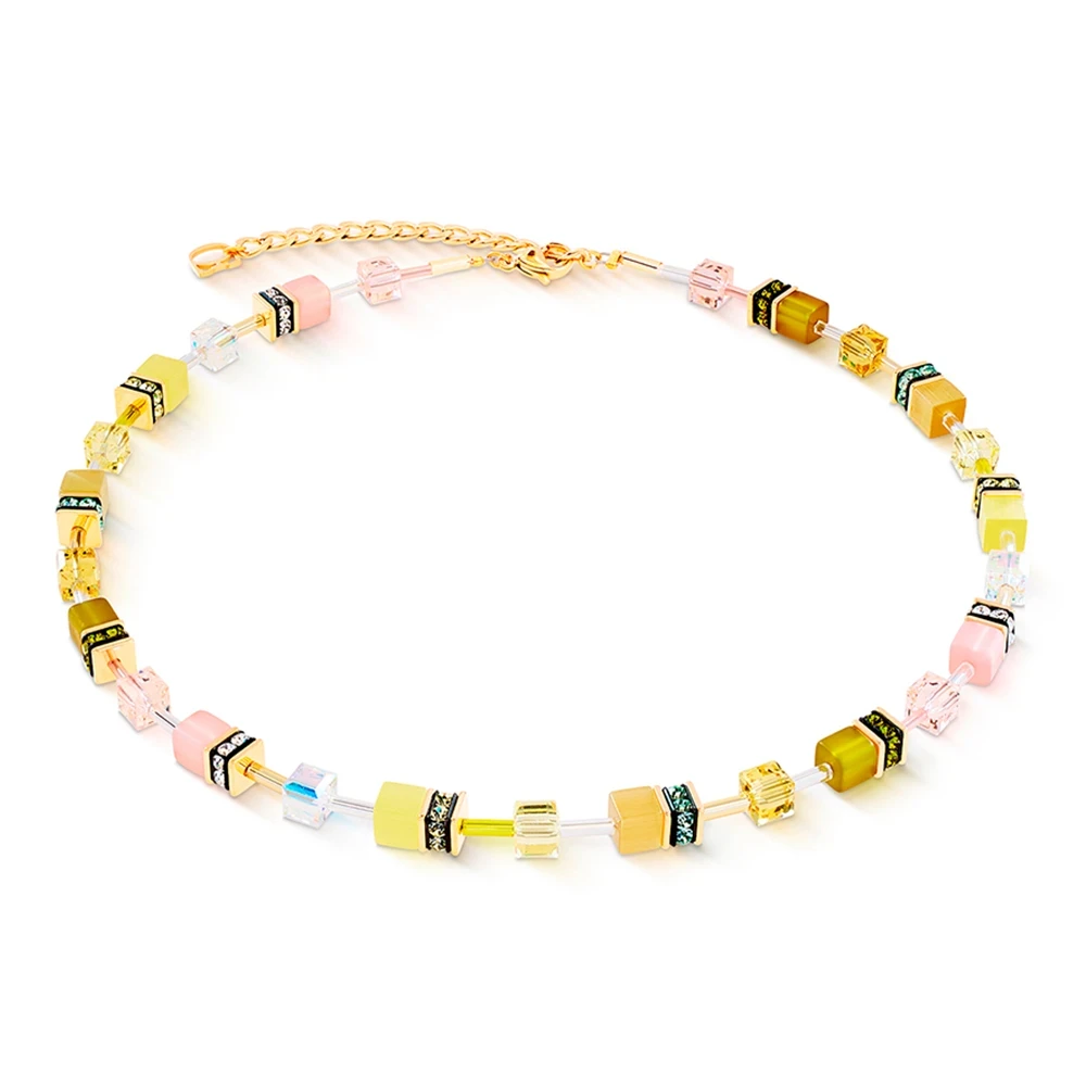 Колье Coeur de Lion Olive-Yellow 2838/10-0901
