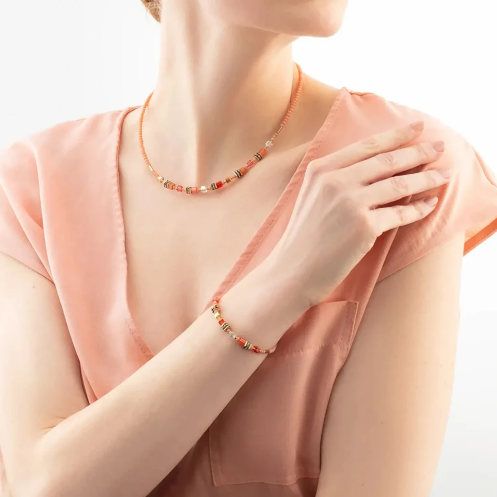 Колье Coeur de Lion Orange 4565/10-0200