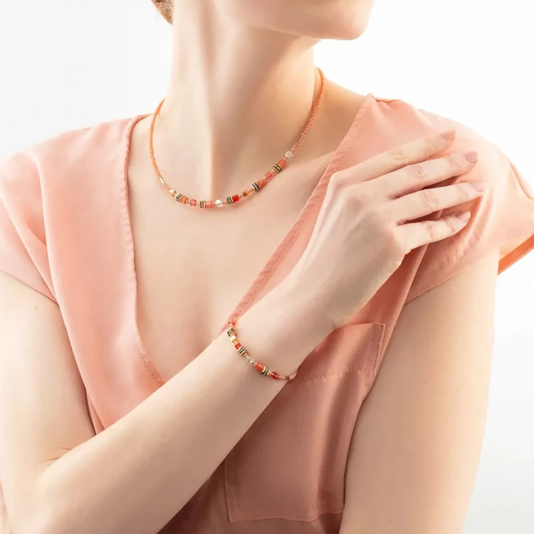 Колье Coeur de Lion Orange 4565/10-0200