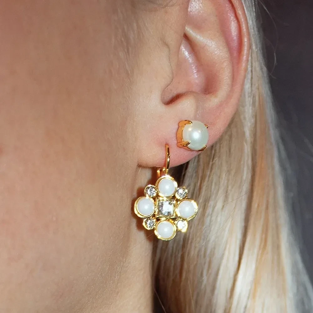 Серьги Dyrberg Kern MITZI SG WHITE PEARL 353896