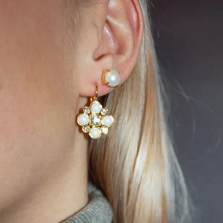 Серьги Dyrberg Kern MITZI SG WHITE PEARL 353896