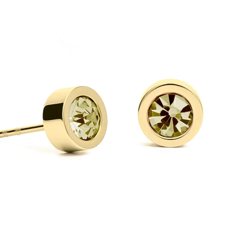 Fiore Luna Пусеты Champagne 6х3 SWE126 CH G