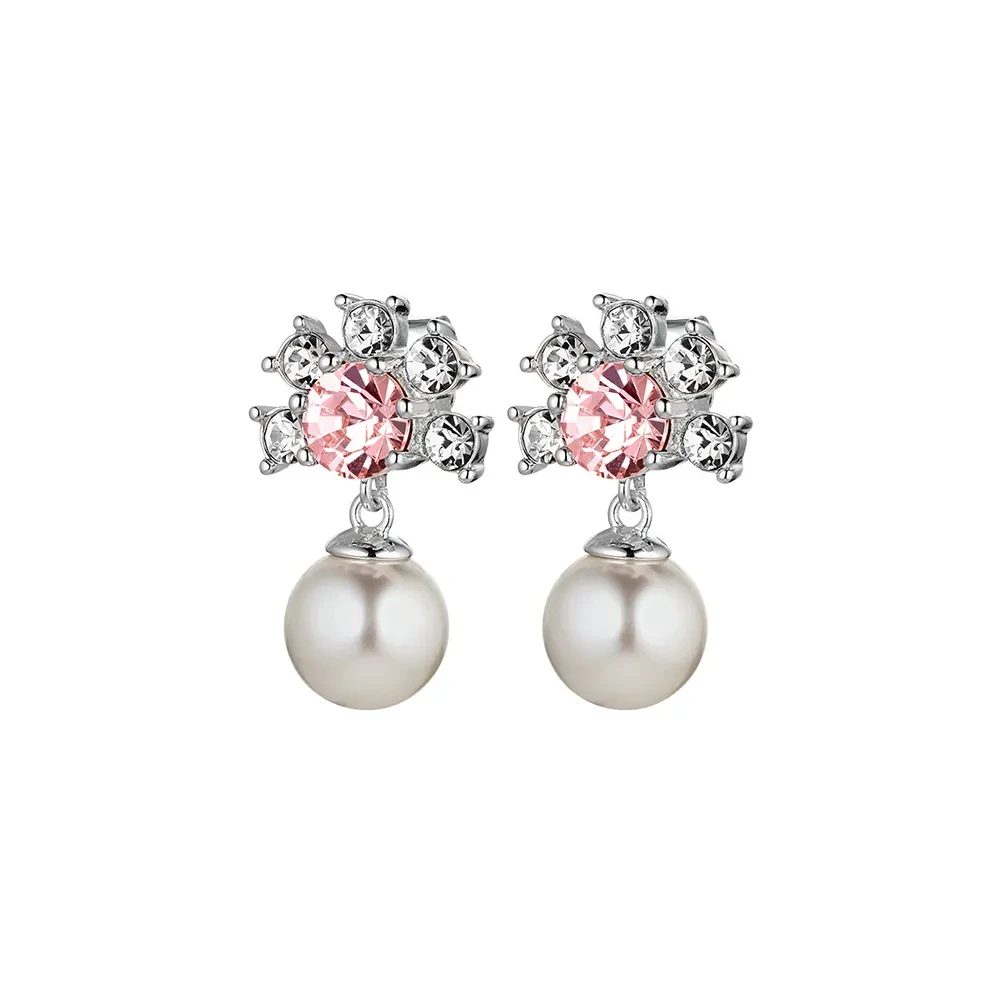 Серьги Dyrberg Kern VERONICA SS CRYSTAL / ROSE 420027 BW/R/S