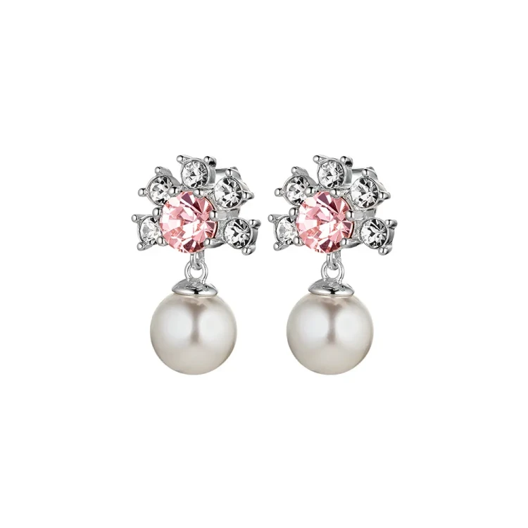 Серьги Dyrberg Kern VERONICA SS CRYSTAL / ROSE 420027 BW/R/S