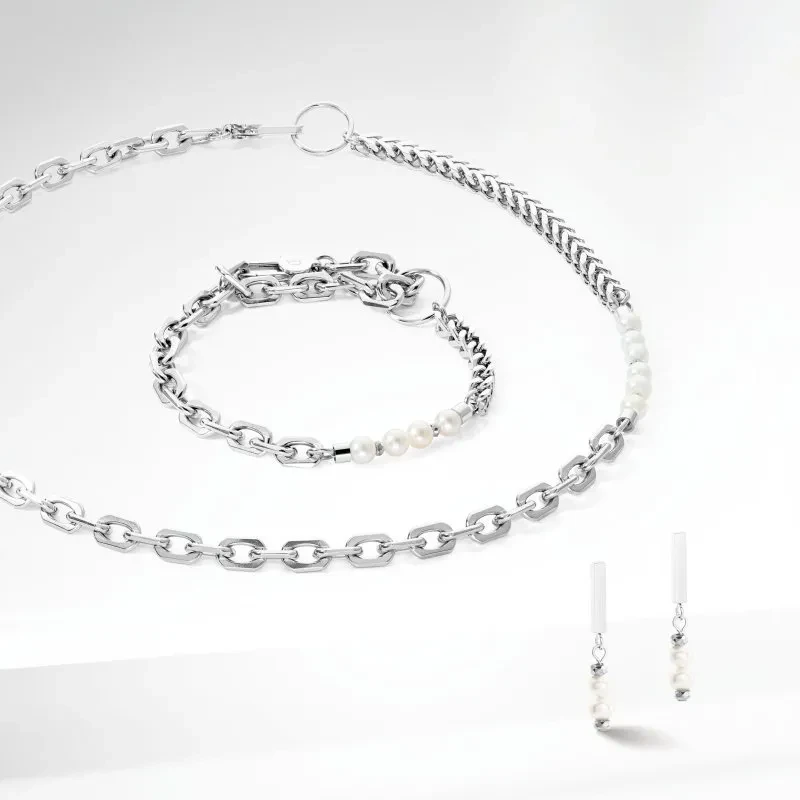 Колье Coeur de Lion White-Silver 1120/10-1417