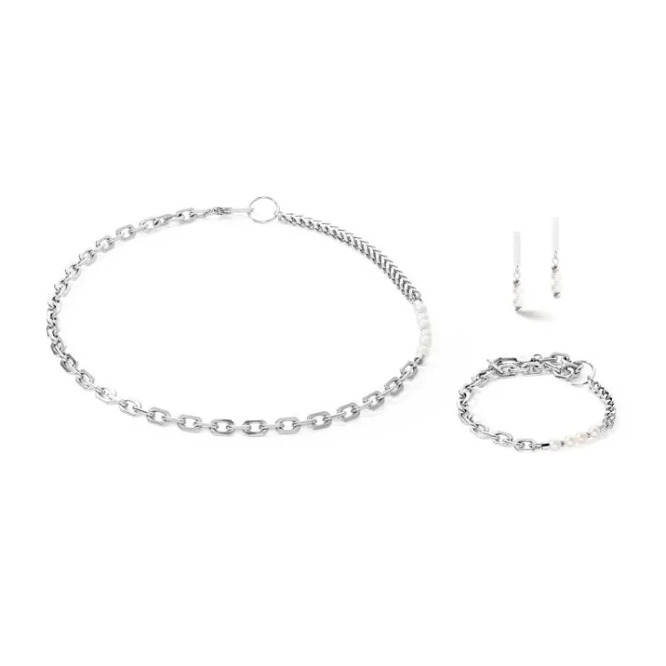 Колье Coeur de Lion White-Silver 1120/10-1417