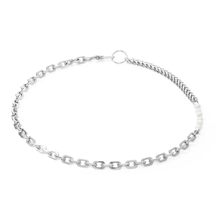 Колье Coeur de Lion White-Silver 1120/10-1417