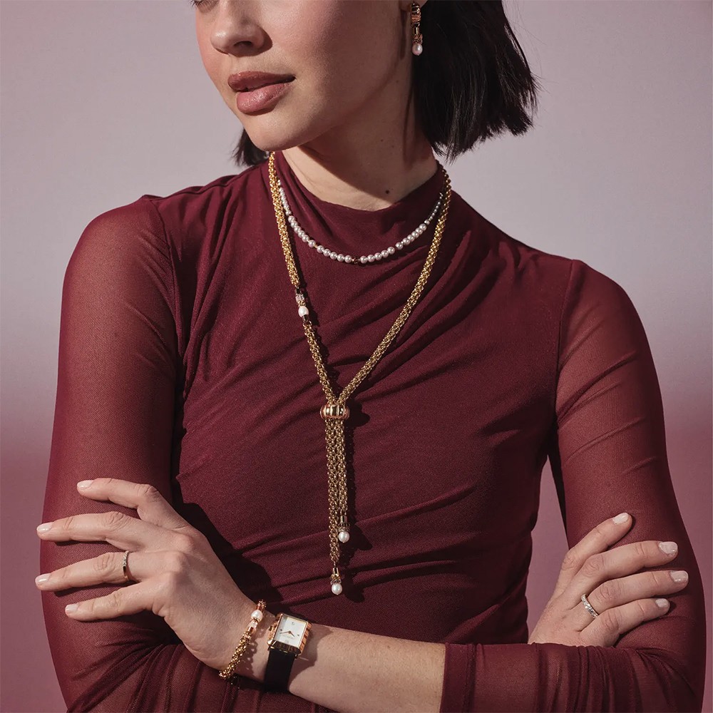 Колье Coeur de Lion White-Gold 1144/10-1416