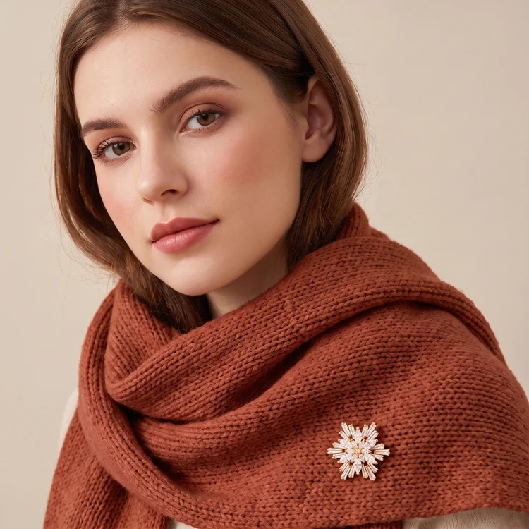 Брошь Рождество Fiore Luna FBB02274-02 G