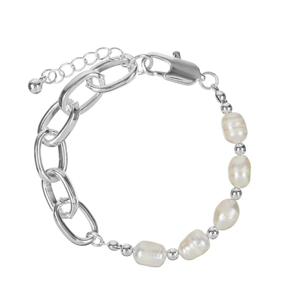 Браслет Fiora Luna Pearl Сarabiner CL1018 S