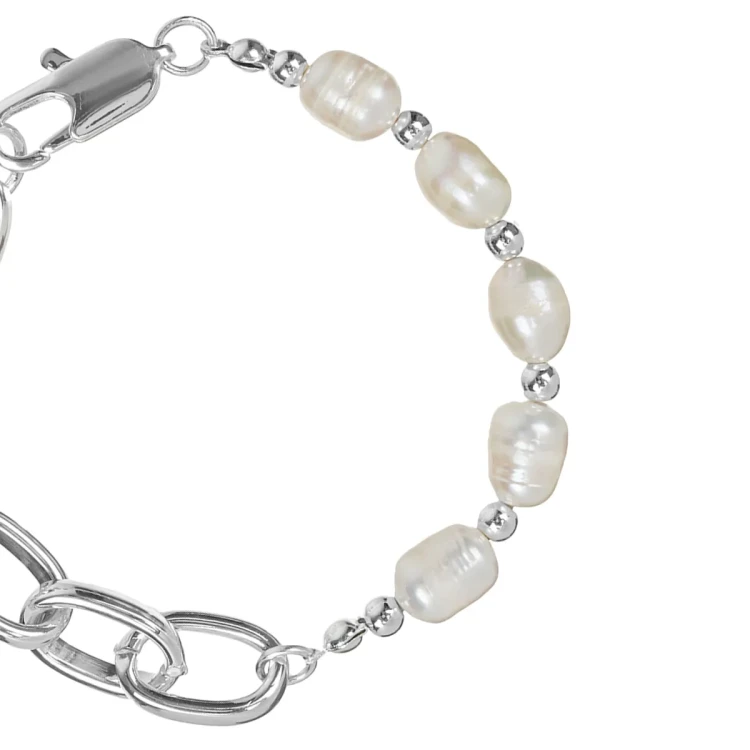 Браслет Fiora Luna Pearl Сarabiner CL1018 S