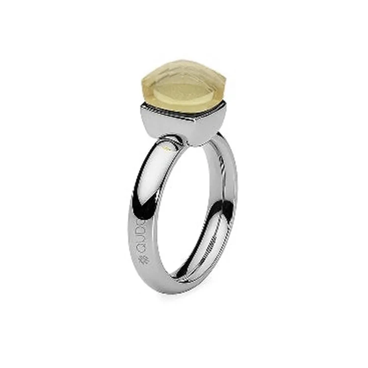 Кольцо Qudo Firenze Powder Yellow 16.5 мм 611891 BR/S