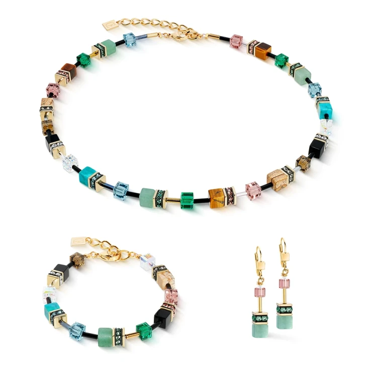 Колье Coeur de Lion Multicolour Art Nouveau 4905/10-1578