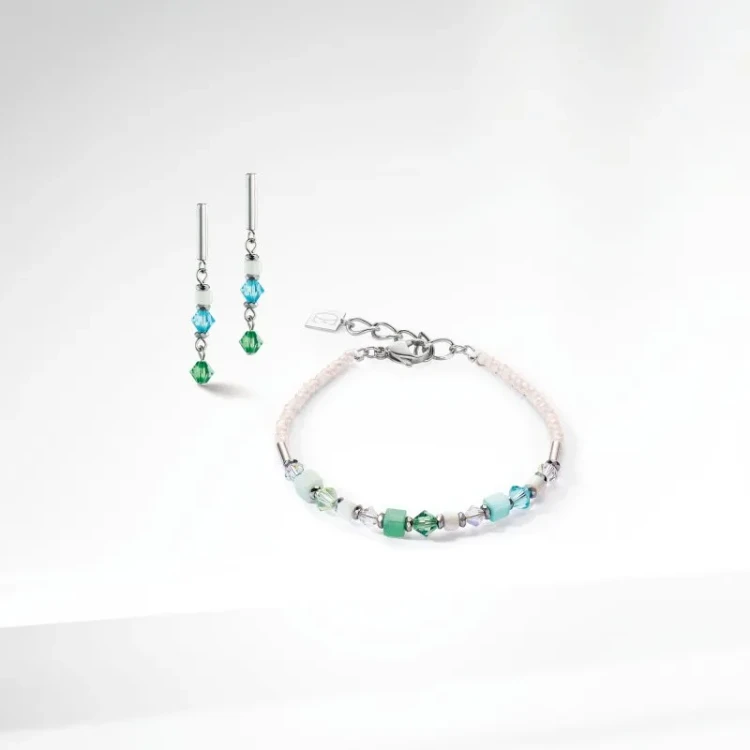 Серьги Coeur de Lion Mint Green 4239/21-0522