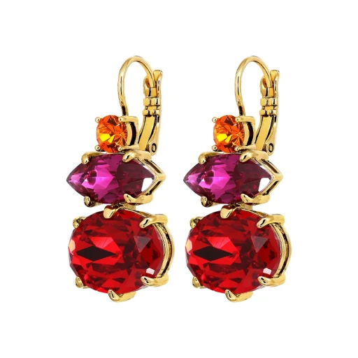 Серьги Dyrberg Kern PARSANA SG RED / PINK 470065