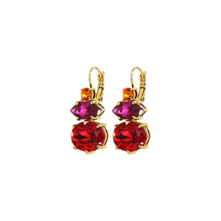 Серьги Dyrberg Kern PARSANA SG RED / PINK 470065