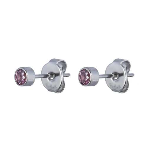 Пусеты Cubic zirconia Rhodolite Fiore Luna SWE0128 PH S
