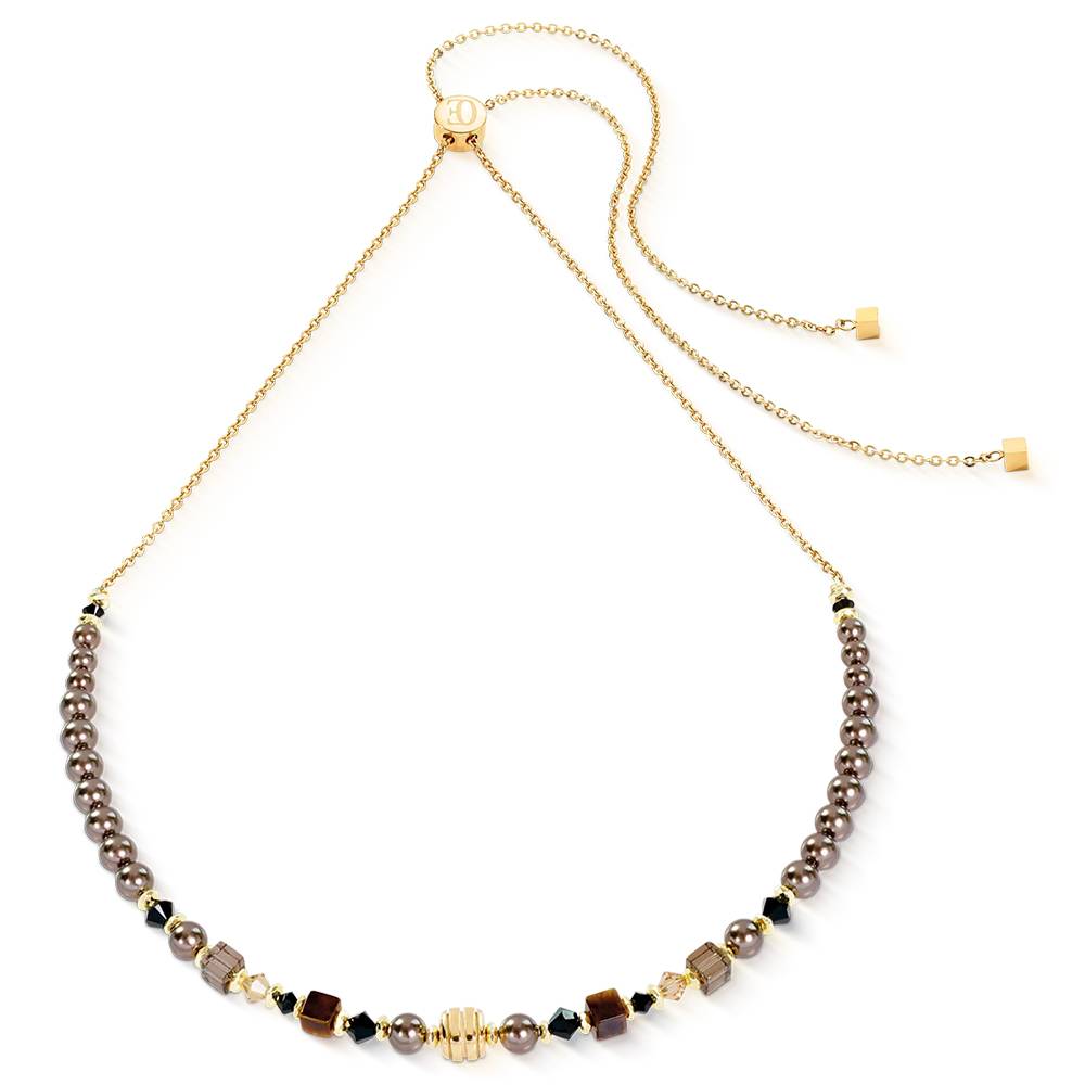Колье Coeur de Lion Brown-Gold 3033/10-1116